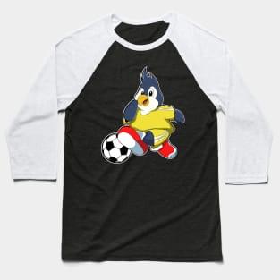 Penguin as Soccer player with Soccer ball Baseball T-Shirt